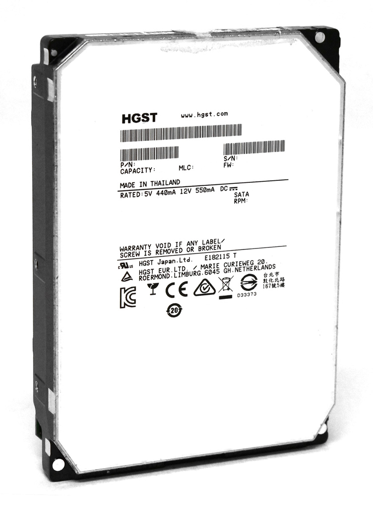 HGST σκληρός δίσκος Ultrastar He8 3.5", 6TB, 7200RPM, 128MB, 6Gb/s, Factory Recertified 3 HGST σκληρός δίσκος Ultrastar He8 3.5", 6TB, 7200RPM, 128MB, 6Gb/s, Factory Recertified