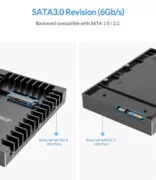 ORICO tray 3.5" για 2.5" HDD/SSD 1125SS-V1, 6Gbps, μαύρο 5