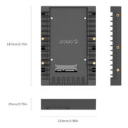 ORICO tray 3.5" για 2.5" HDD/SSD 1125SS-V1, 6Gbps, μαύρο 14 ORICO tray 3.5" για 2.5" HDD/SSD 1125SS-V1, 6Gbps, μαύρο 6