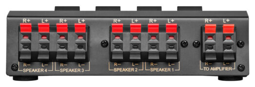 GOOBAY switch 4 σετ ηχείων 11934, έως 200W, μαύρο 5 GOOBAY switch 4 σετ ηχείων 11934, έως 200W, μαύρο 2