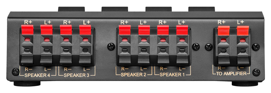 GOOBAY switch 4 σετ ηχείων 11934, έως 200W, μαύρο 4 GOOBAY switch 4 σετ ηχείων 11934, έως 200W, μαύρο - Image 2