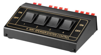 GOOBAY switch 4 σετ ηχείων 11934, έως 200W, μαύρο 2 GOOBAY switch 4 σετ ηχείων 11934, έως 200W, μαύρο 1