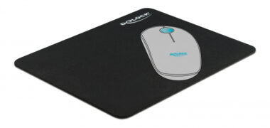 DELOCK mouse pad 12005, 22x18x0.2cm, μαύρο 2