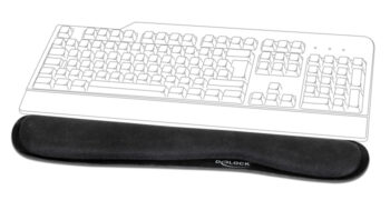 DELOCK στήριγμα καρπού για πληκτρολόγιο/laptop 12558, 20x85x465mm, μαύρο 6 DELOCK στήριγμα καρπού για πληκτρολόγιο/laptop 12558, 20x85x465mm, μαύρο 2