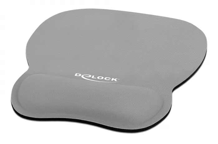 DELOCK Mousepad 12698 με στήριγμα καρπού, 245x206 mm, γκρι 3 DELOCK Mousepad 12698 με στήριγμα καρπού, 245x206 mm, γκρι