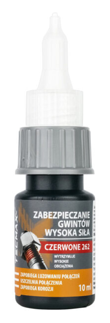 TECMAXX κόλλα Threadlock 14-036, υψηλής αντοχής, 10ml, κόκκινη