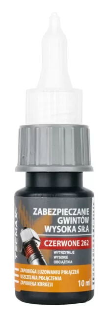 TECMAXX κόλλα Threadlock 14-036, υψηλής αντοχής, 10ml, κόκκινη
