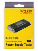 DELOCK tester τροφοδοτικού PC 18159, 3.3V/5V/12V, ATX/BTX/ITX 4