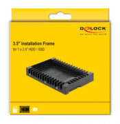 DELOCK tray 3.5" για 2.5" HDD/SSD 18364, 6Gbps, μαύρο 11 DELOCK tray 3.5" για 2.5" HDD/SSD 18364, 6Gbps, μαύρο 5
