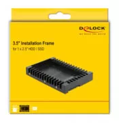 DELOCK tray 3.5" για 2.5" HDD/SSD 18364, 6Gbps, μαύρο 5