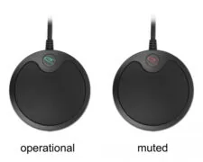 DELOCK μικρόφωνο 20672, πυκνωτικό, omnidirectional, με mute, USB 2