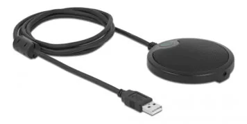 DELOCK μικρόφωνο 20672, πυκνωτικό, omnidirectional, με mute, USB 1