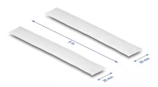 DELOCK ταινία τύπου Velcro 20919, heavy duty, 5mx20mm, λευκή 3