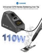 SUNSHINE σταθμός κόλλησης 210 Pro με κολλητήρι, 110W, 100~450 °C 4