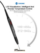 SUNSHINE σταθμός κόλλησης 210 Pro με κολλητήρι, 110W, 100~450 °C 5