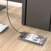 ORICO θήκη για 2.5" SATA HDD/SSD 2139C3, 5Gbps, διάφανη 2