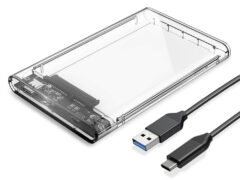 ORICO θήκη για 2.5" SATA HDD/SSD 2139C3, 5Gbps, διάφανη 1