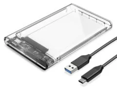 ORICO θήκη για 2.5" SATA HDD/SSD 2139C3, 5Gbps, διάφανη 2 ORICO θήκη για 2.5" SATA HDD/SSD 2139C3, 5Gbps, διάφανη 1