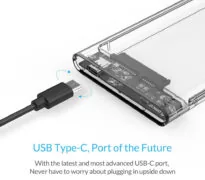 ORICO θήκη για 2.5" SATA HDD/SSD 2139C3, 5Gbps, διάφανη 4