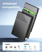 ORICO θήκη για 2.5" SATA HDD/SSD 2526U3-V1, 5Gbps, μαύρη 4