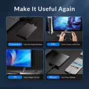 ORICO θήκη για 2.5" SATA HDD/SSD 2526U3-V1, 5Gbps, μαύρη 7