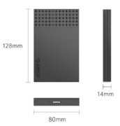 ORICO θήκη για 2.5" SATA HDD/SSD 2526U3-V1, 5Gbps, μαύρη 18 ORICO θήκη για 2.5" SATA HDD/SSD 2526U3-V1, 5Gbps, μαύρη 8