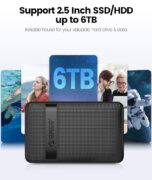 ORICO θήκη για 2.5" SATA HDD/SSD 2577C3-V1, 6Gbps, μαύρη 4