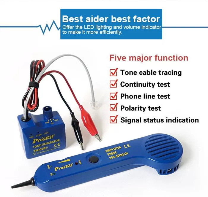 PROSKIT tester καλωδίων 3PK-NT023N, NCV 90~1000V 6 PROSKIT tester καλωδίων 3PK-NT023N, NCV 90~1000V - Image 4