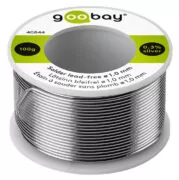 GOOBAY σύρμα συγκόλλησης 40844, Φ1mm, lead free, 100g 2 GOOBAY σύρμα συγκόλλησης 40844, Φ1mm, lead free, 100g 1