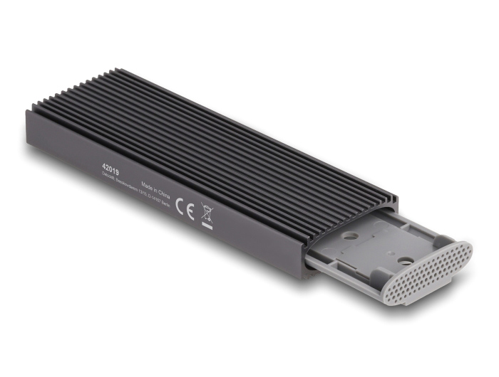 DELOCK θήκη για M.2 NVMe PCIe/SATA SSD 42019, tool free, 10Gbps, μαύρη 5 DELOCK θήκη για M.2 NVMe PCIe/SATA SSD 42019, tool free, 10Gbps, μαύρη - Image 3
