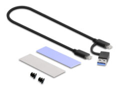 DELOCK θήκη για M.2 NVMe PCIe/SATA SSD 42019, tool free, 10Gbps, μαύρη 18 DELOCK θήκη για M.2 NVMe PCIe/SATA SSD 42019, tool free, 10Gbps, μαύρη 8