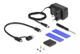 DELOCK θήκη M.2 NVMe & SATA SSD/HDD 42020, 10Gbps, λειτουργία κλώνου 9 DELOCK θήκη M.2 NVMe & SATA SSD/HDD 42020, 10Gbps, λειτουργία κλώνου 3