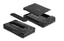 DELOCK θήκη M.2 NVMe & SATA SSD/HDD 42020, 10Gbps, λειτουργία κλώνου