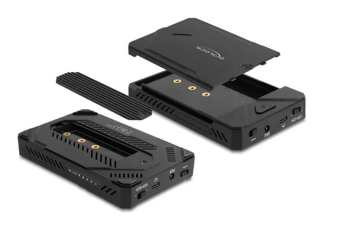 DELOCK θήκη M.2 NVMe & SATA SSD/HDD 42020, 10Gbps, λειτουργία κλώνου 3 DELOCK θήκη M.2 NVMe & SATA SSD/HDD 42020, 10Gbps, λειτουργία κλώνου