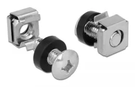DELOCK σετ βίδες με παξιμάδια 42420 για rack, M6/16mm, 20τμχ 2