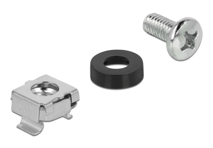 DELOCK σετ βίδες με παξιμάδια 42420 για rack, M6/16mm, 20τμχ 3 DELOCK σετ βίδες με παξιμάδια 42420 για rack, M6/16mm, 20τμχ