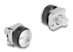 DELOCK σετ βίδες με παξιμάδια 42432 για rack, M6/16mm, ασημί, 100τμχ 2
