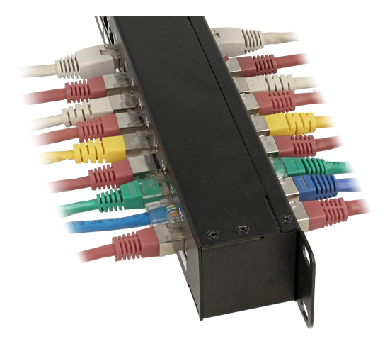 DELOCK patch panel 43295, 19"/1U, CAT 6, 24x coupler RJ45 ports, μαύρο 4 DELOCK patch panel 43295, 19"/1U, CAT 6, 24x coupler RJ45 ports, μαύρο - Image 2