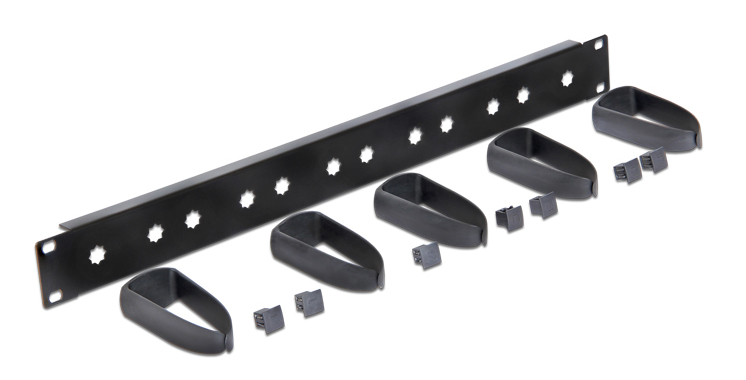 DELOCK cable management 43345 για rack 19"/1U, 5x γάντζοι, μαύρο 6 DELOCK cable management 43345 για rack 19"/1U, 5x γάντζοι, μαύρο - Image 4