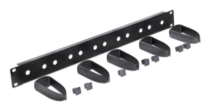 DELOCK cable management 43345 για rack 19"/1U, 5x γάντζοι, μαύρο 6 DELOCK cable management 43345 για rack 19"/1U, 5x γάντζοι, μαύρο - Image 4