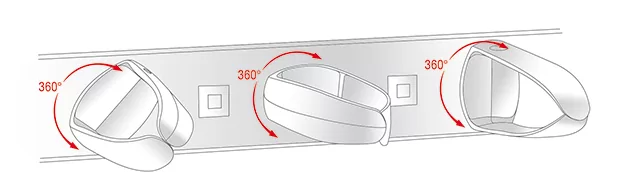 DELOCK cable management 43345 για rack 19"/1U, 5x γάντζοι, μαύρο 4 DELOCK cable management 43345 για rack 19"/1U, 5x γάντζοι, μαύρο - Image 2