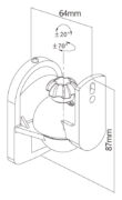 GOOBAY επιτοίχια βάση ηχείων 49394, έως 3.5kg, λευκή 16 GOOBAY επιτοίχια βάση ηχείων 49394, έως 3.5kg, λευκή 7