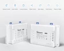SONOFF Smart Διακόπτης WiFi 4CH R3, 4 θέσεων, 16A, λευκός 6