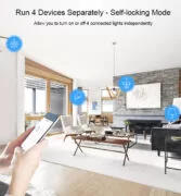 SONOFF Smart Διακόπτης WiFi 4CH R3, 4 θέσεων, 16A, λευκός 7