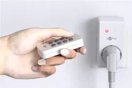 GOOBAY ασύρματο τηλεχειριστήριο 58691, για αντάπτορα ρεύματος, λευκό 2