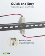 GOOBAY τροφοδοτικό 59574 για DIN rail, 5V/2.4A, 12W, IP20 1