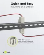 GOOBAY τροφοδοτικό 59574 για DIN rail, 5V/2.4A, 12W, IP20 2