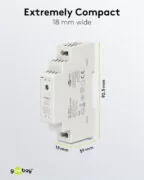 GOOBAY τροφοδοτικό 59574 για DIN rail, 5V/2.4A, 12W, IP20 6