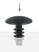 DELOCK Πλαστική τάπα 60188 για κάλυψη οπών, 8.7x9.6mm, μαύρη, 10τμχ 6 DELOCK Πλαστική τάπα 60188 για κάλυψη οπών, 8.7x9.6mm, μαύρη, 10τμχ 2