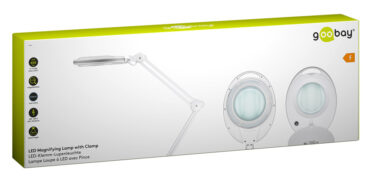 GOOBAY μεγεθυντικός φακός 60361 με σφιγκτήρα, LED, 3 διόπτρες, λευκός 3